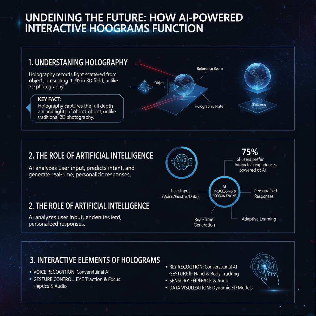Infographic: How AI-Powered Interactive Holograms Function