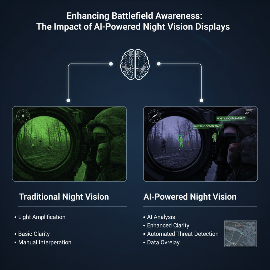 Infographic: How AI-Powered Night Vision Displays Improve Battlefield Awareness