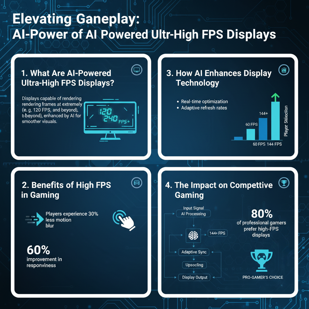 Infographic: How AI-Powered Ultra-High FPS Displays Enhance Gaming Experience