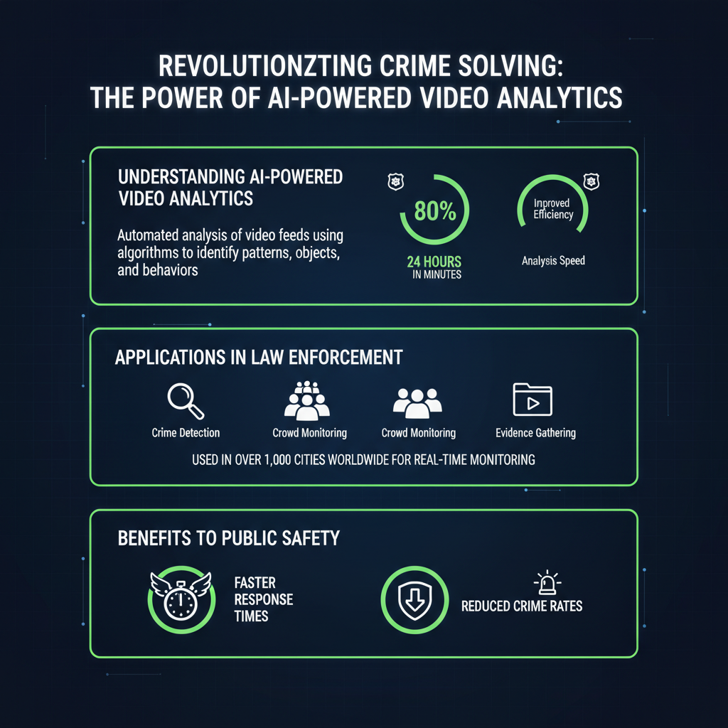 Infographic: How AI-Powered Video Analytics Are Revolutionizing Crime Solving