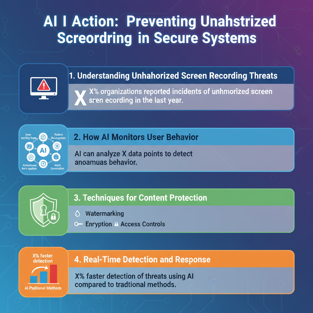 Infographic: How AI Prevents Unauthorized Screen Recording in Secure Systems