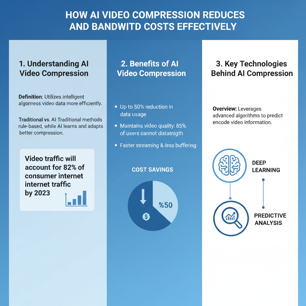 Infographic: How AI Video Compression Reduces Bandwidth Costs Effectively