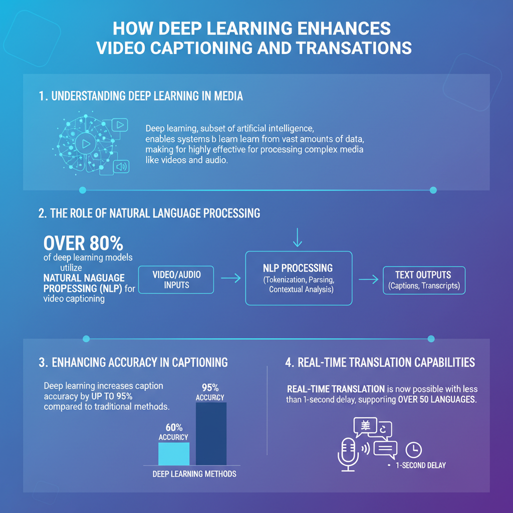 Infographic: How Deep Learning Enhances Video Captioning and Translations