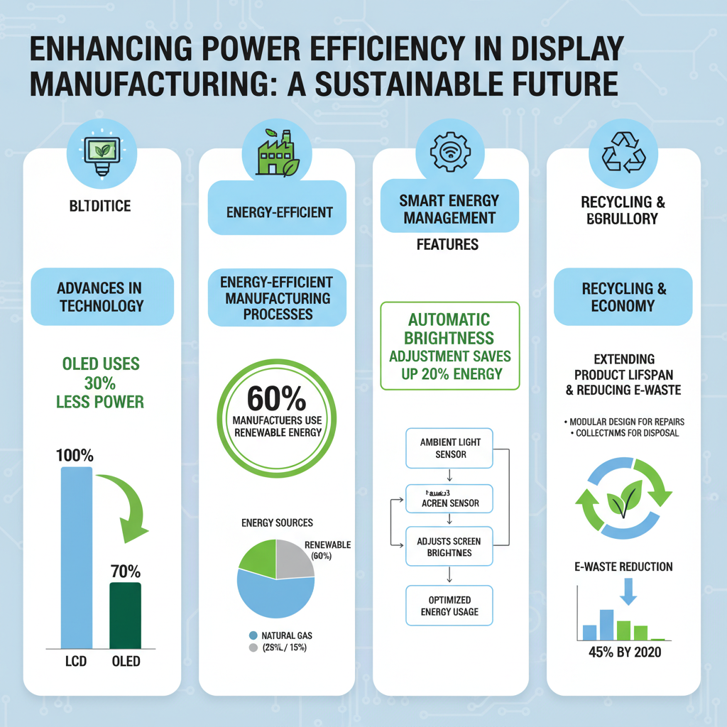 Infographic: How Display Manufacturers Enhance Power Efficiency