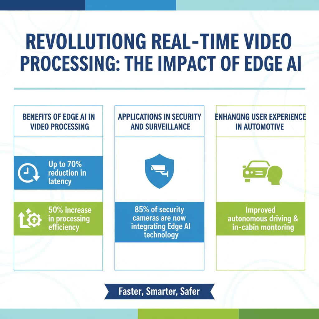 Infographic: How Edge AI Improves Real-Time Video Processing