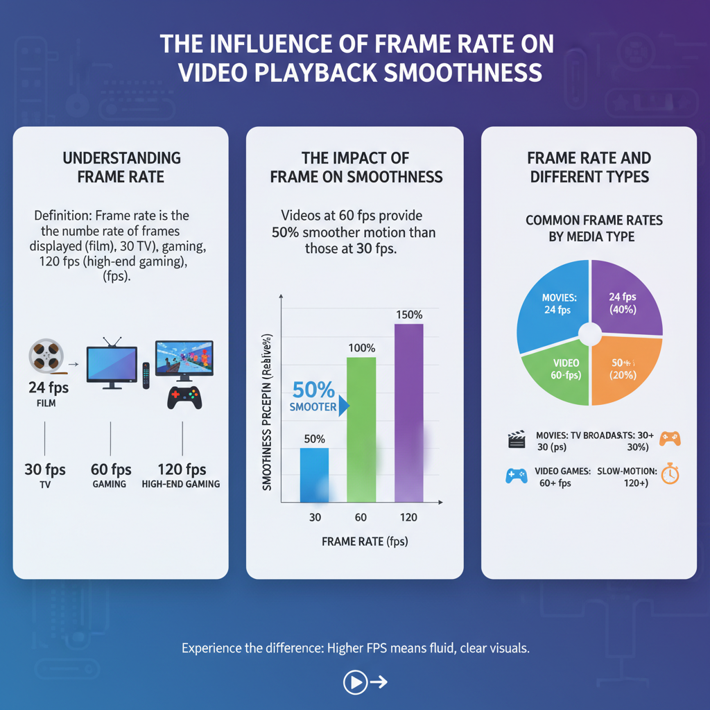 Infographic: How Frame Rate Influences Video Playback Smoothness