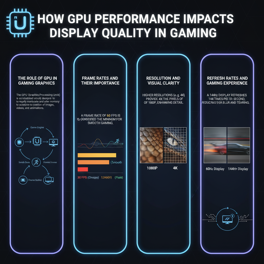 Infographic: How GPU Performance Impacts Display Quality in Gaming