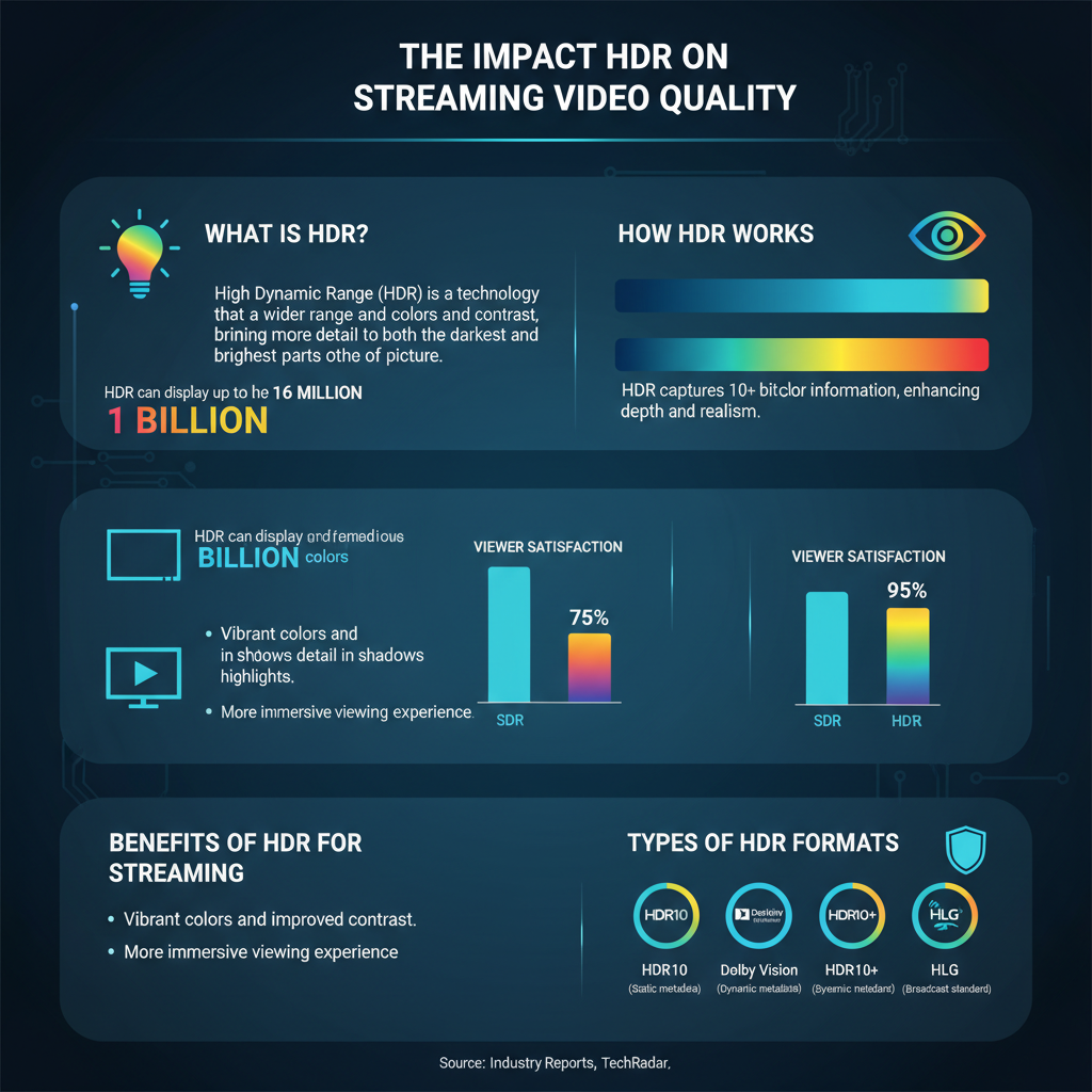 Infographic: How HDR Influences Streaming Video Quality