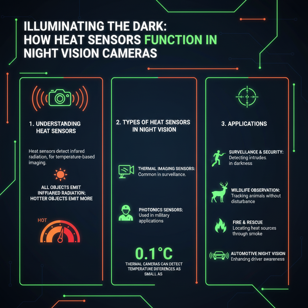 Infographic: How Heat Sensors Function in Night Vision Cameras