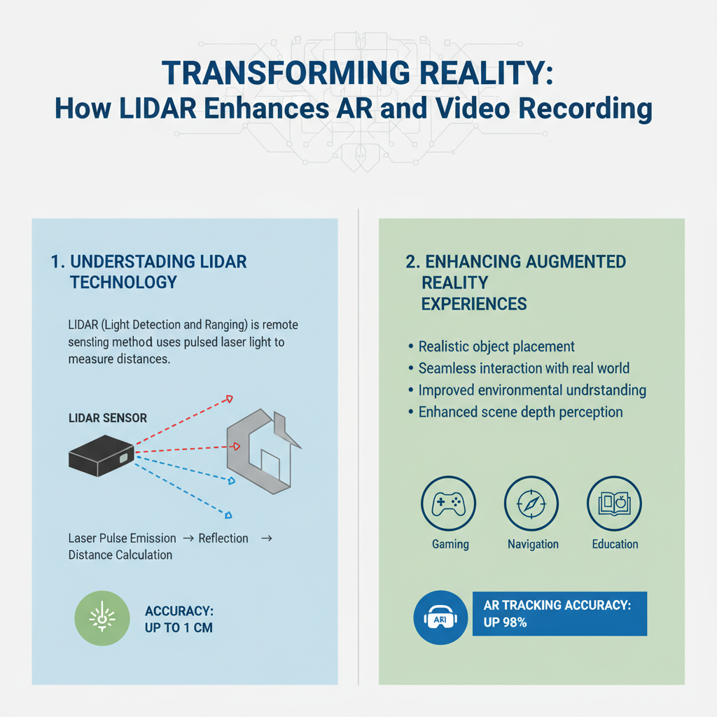 Infographic: How LIDAR Enhances AR and Video Recording