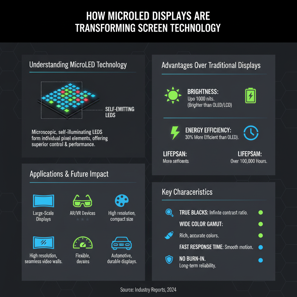 Infographic: How MicroLED Displays Are Transforming Screen Technology