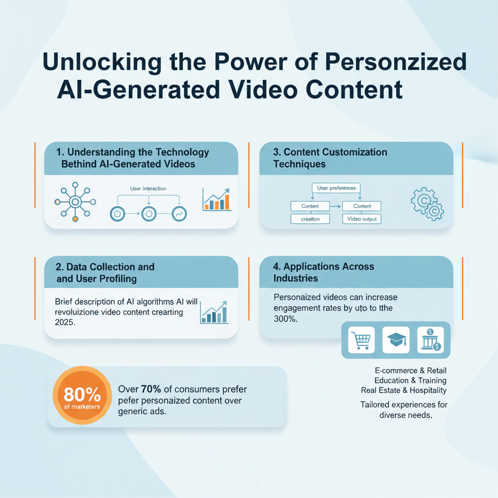 Infographic: How Personalized AI-Generated Video Content Works