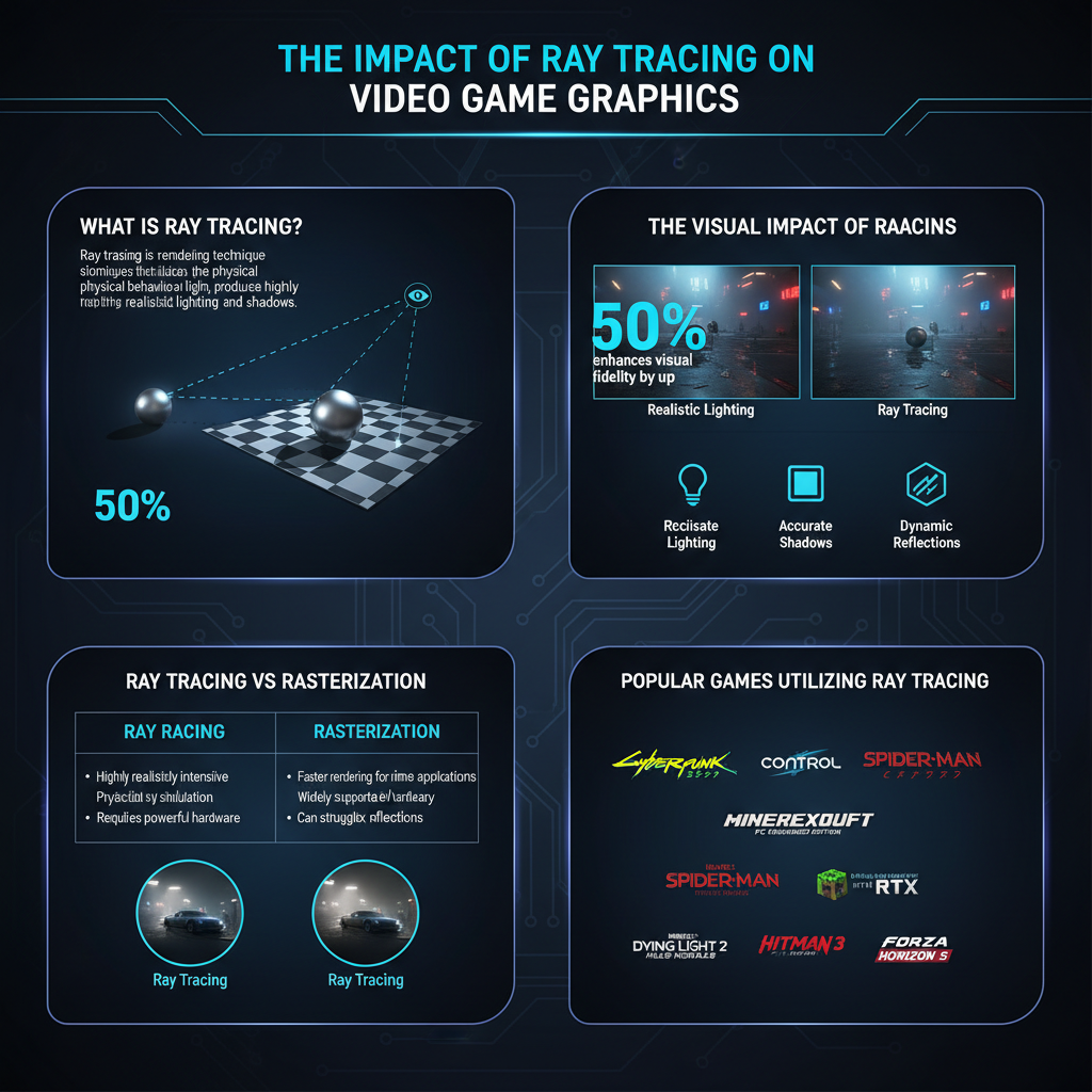 Infographic: How Ray Tracing Influences Video Game Graphics