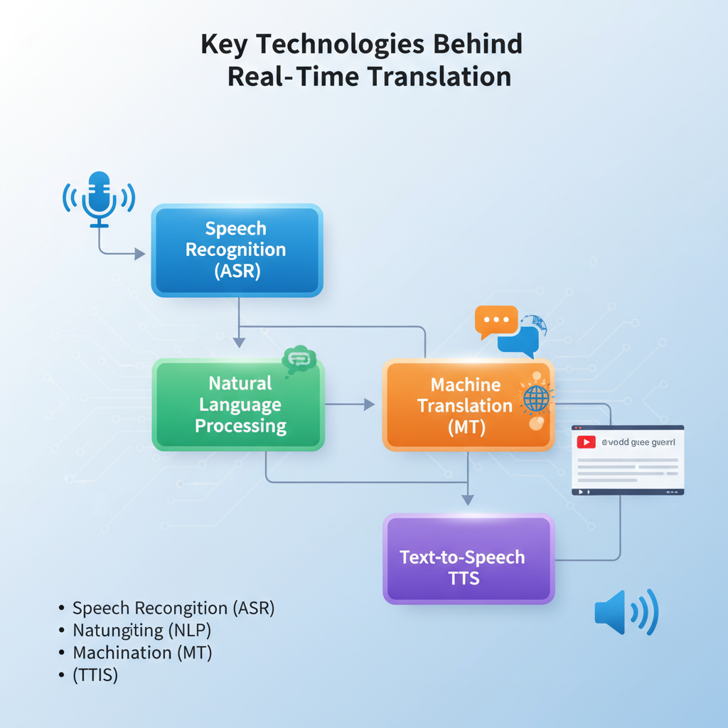 Infographic: How Real-Time AI-Powered Video Translation Works