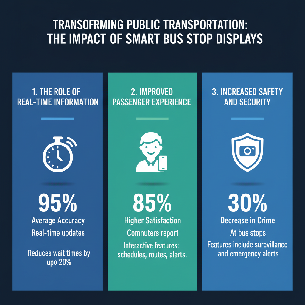 Infographic: How Smart Bus Stop Displays Enhance Public Transportation