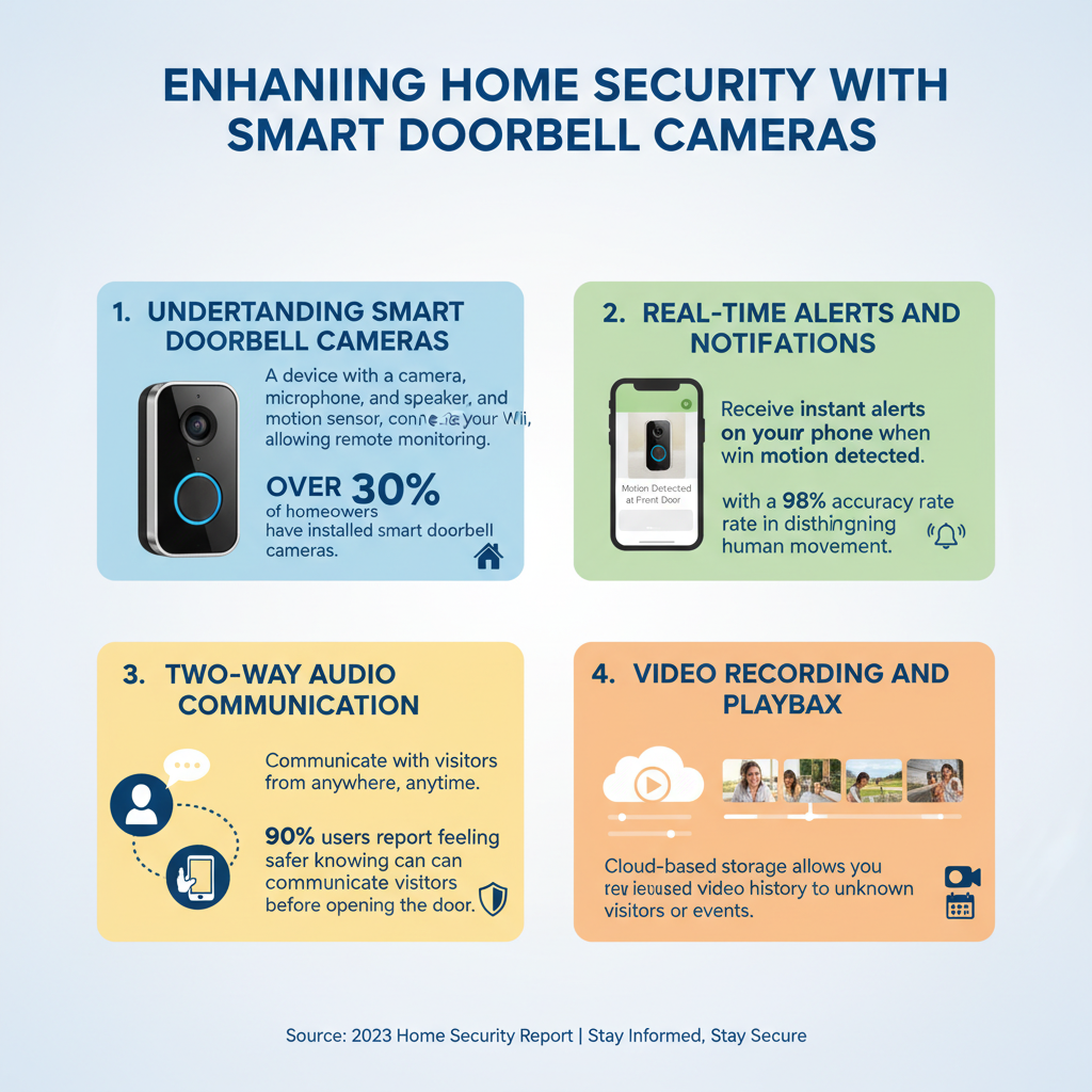 Infographic: How Smart Doorbell Cameras Improve Home Security