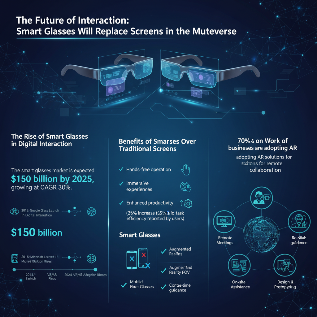 Infographic: How Smart Glasses Will Replace Screens in the Metaverse