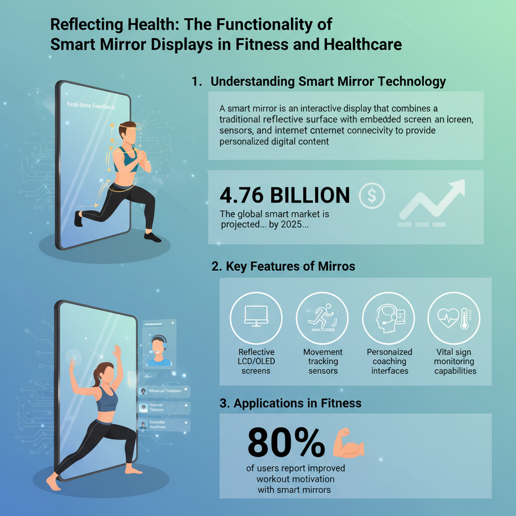 Infographic: How Smart Mirror Displays Function for Fitness and Healthcare