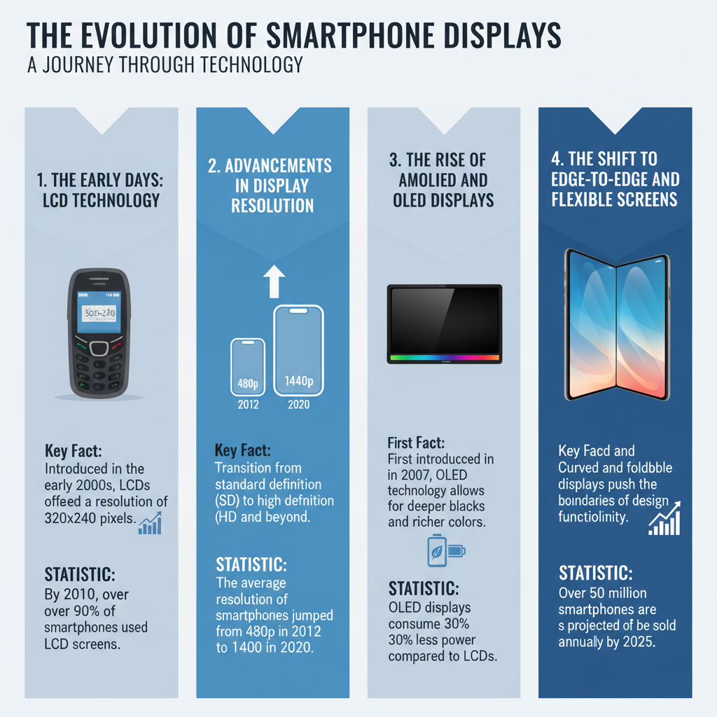 Infographic: How Smartphone Displays Have Evolved Over the Years