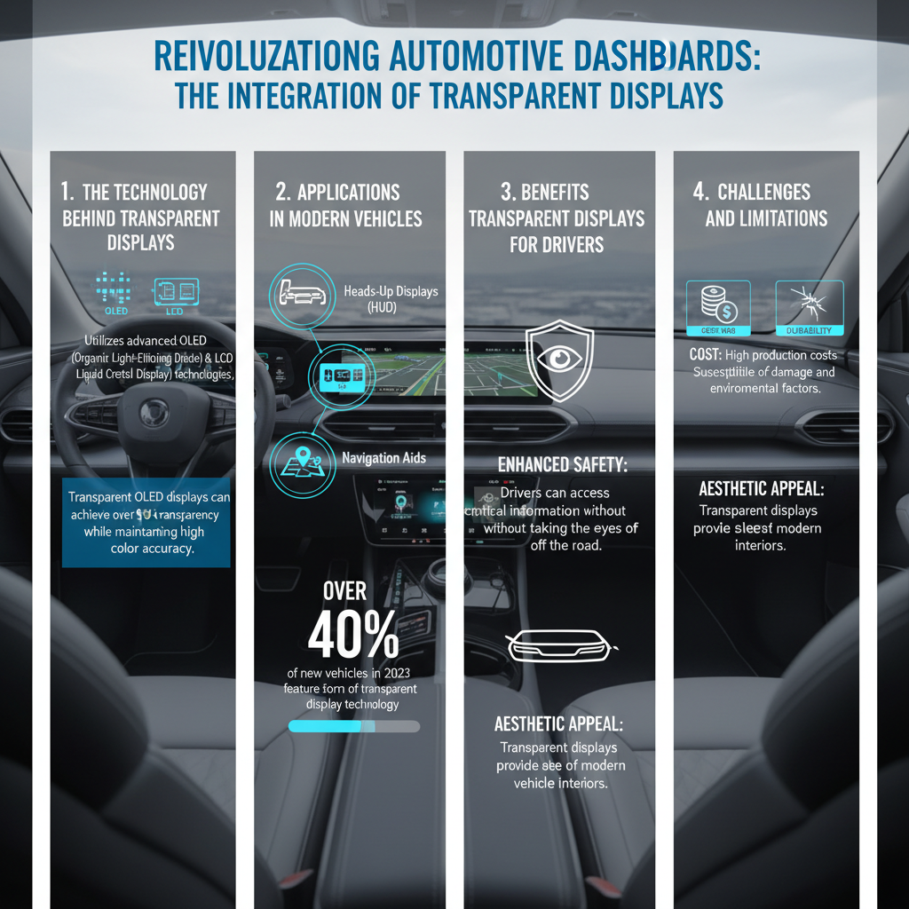 Infographic: How Transparent Displays Are Integrated into Automotive Dashboards