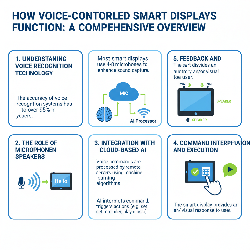 Infographic: How Voice-Controlled Smart Displays Function: A Comprehensive Overview