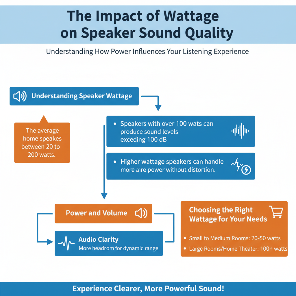 Infographic: How Wattage in Speakers Impacts Sound Quality