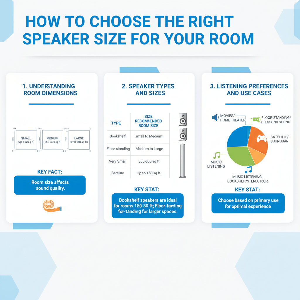 Infographic: How to Choose the Right Speaker Size for Your Room