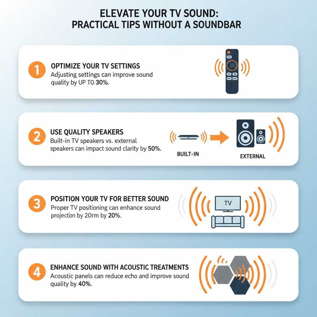 Infographic: How to Improve Your TV Sound Without Using a Soundbar