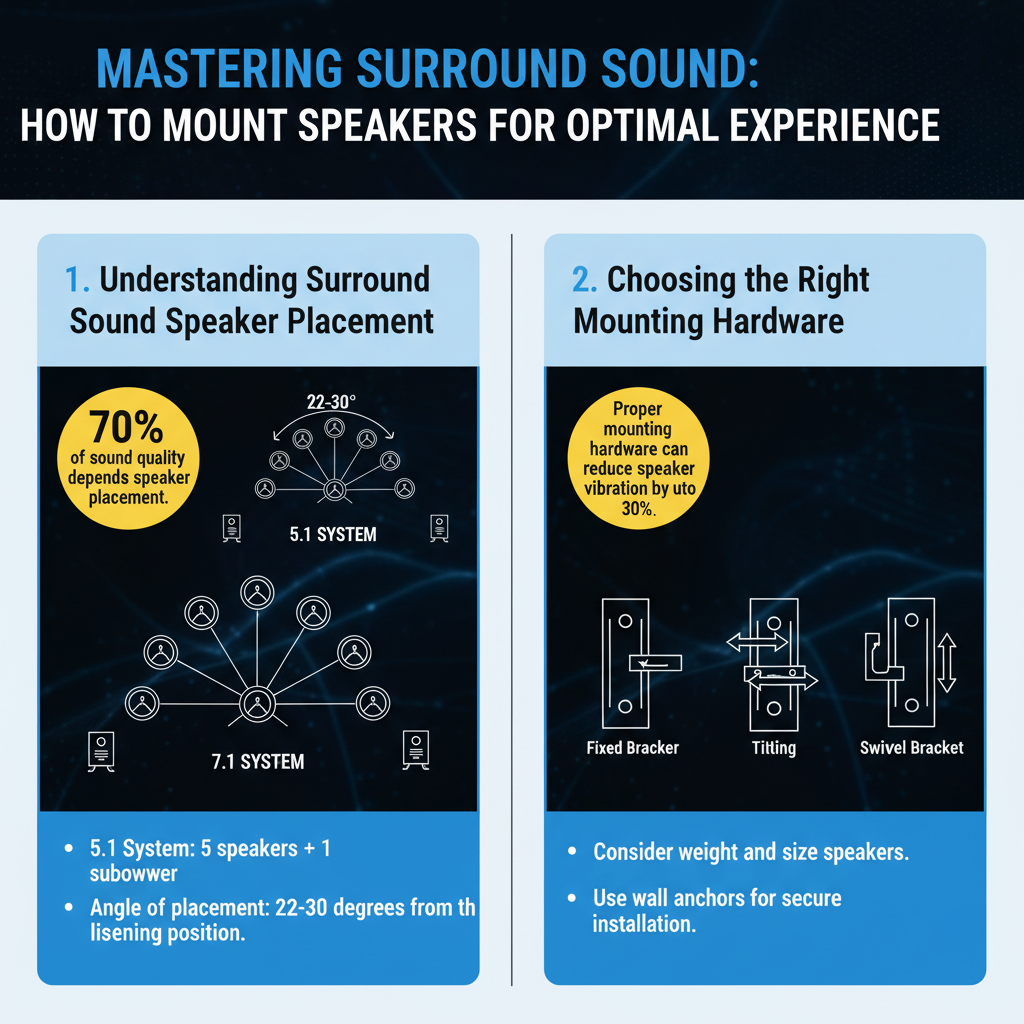 Infographic: How to Mount Surround Sound Speakers for Optimal Experience