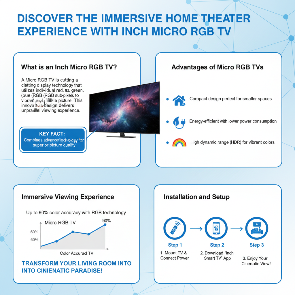 Infographic: Inch Micro RGB TV: Discover the Immersive Home Theater Experience