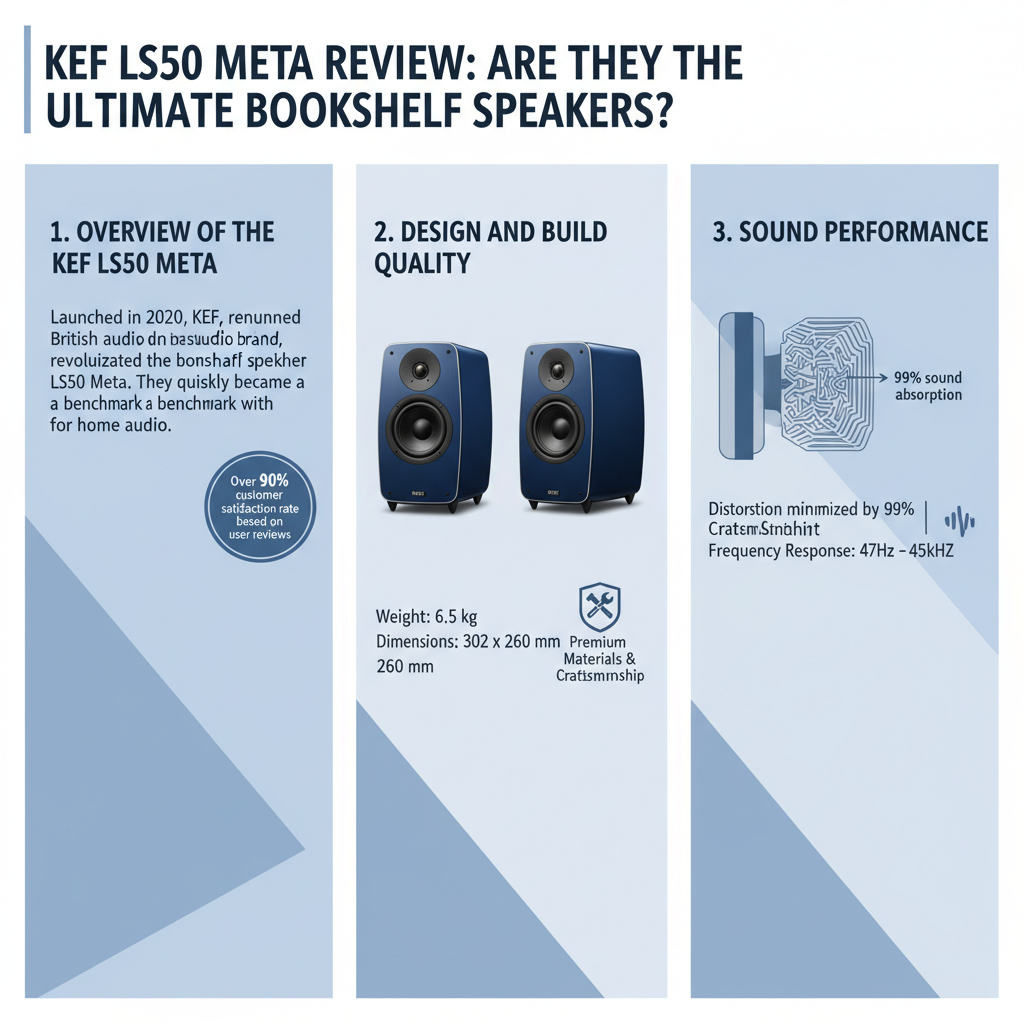 Infographic: KEF LS50 Meta Review: Are They the Ultimate Bookshelf Speakers?