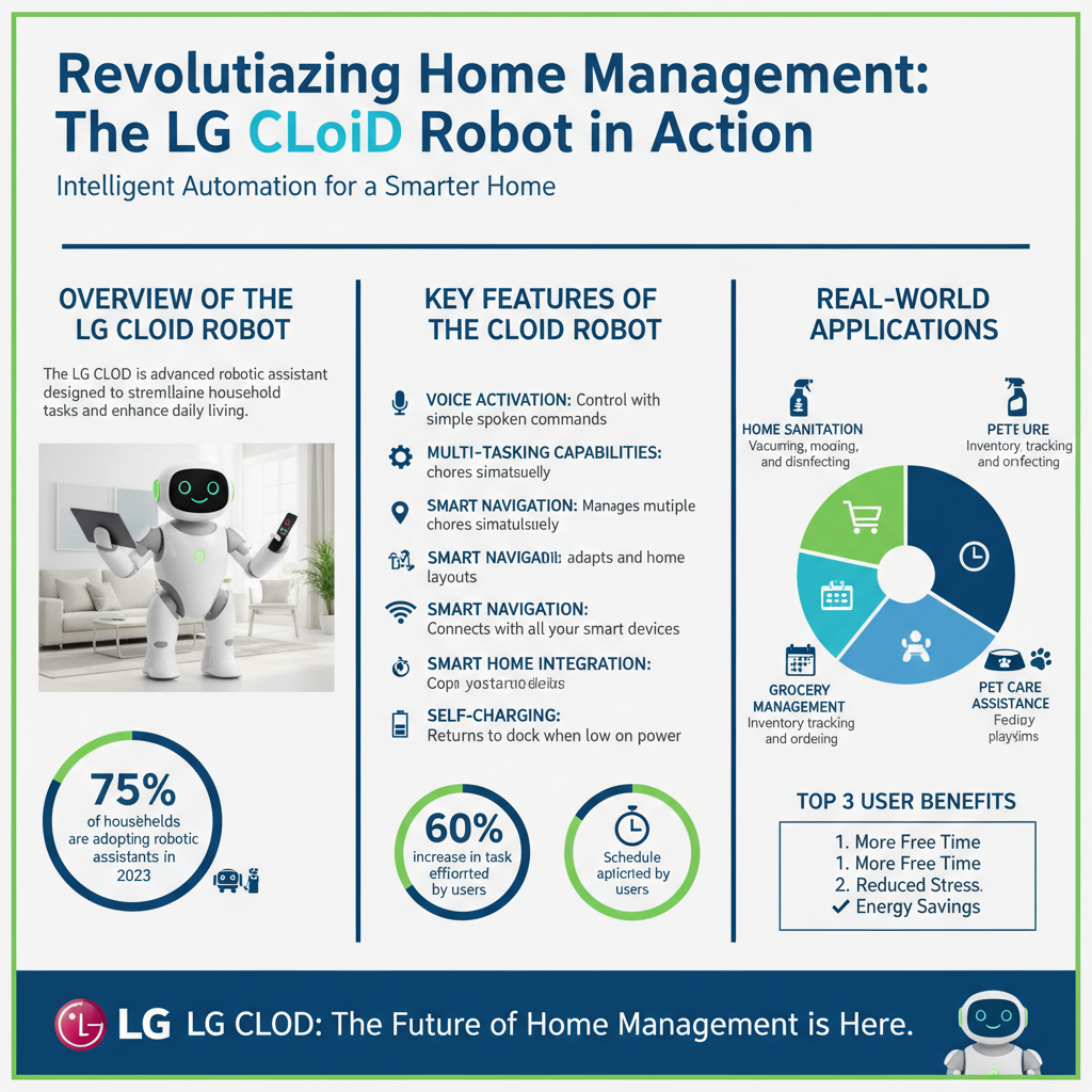 Infographic: LG CLOiD Robot: Real-World Applications of Home Assistant Technology