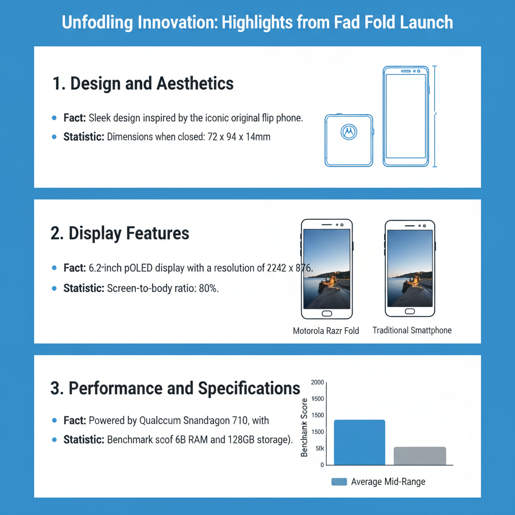 Infographic: Motorola Razr Fold: Highlights from the Book-Style Foldable Phone Launch