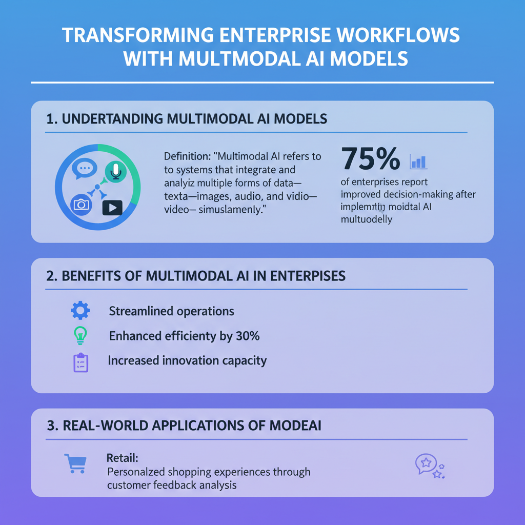Infographic: Multimodal AI Models Transforming Enterprise Workflows