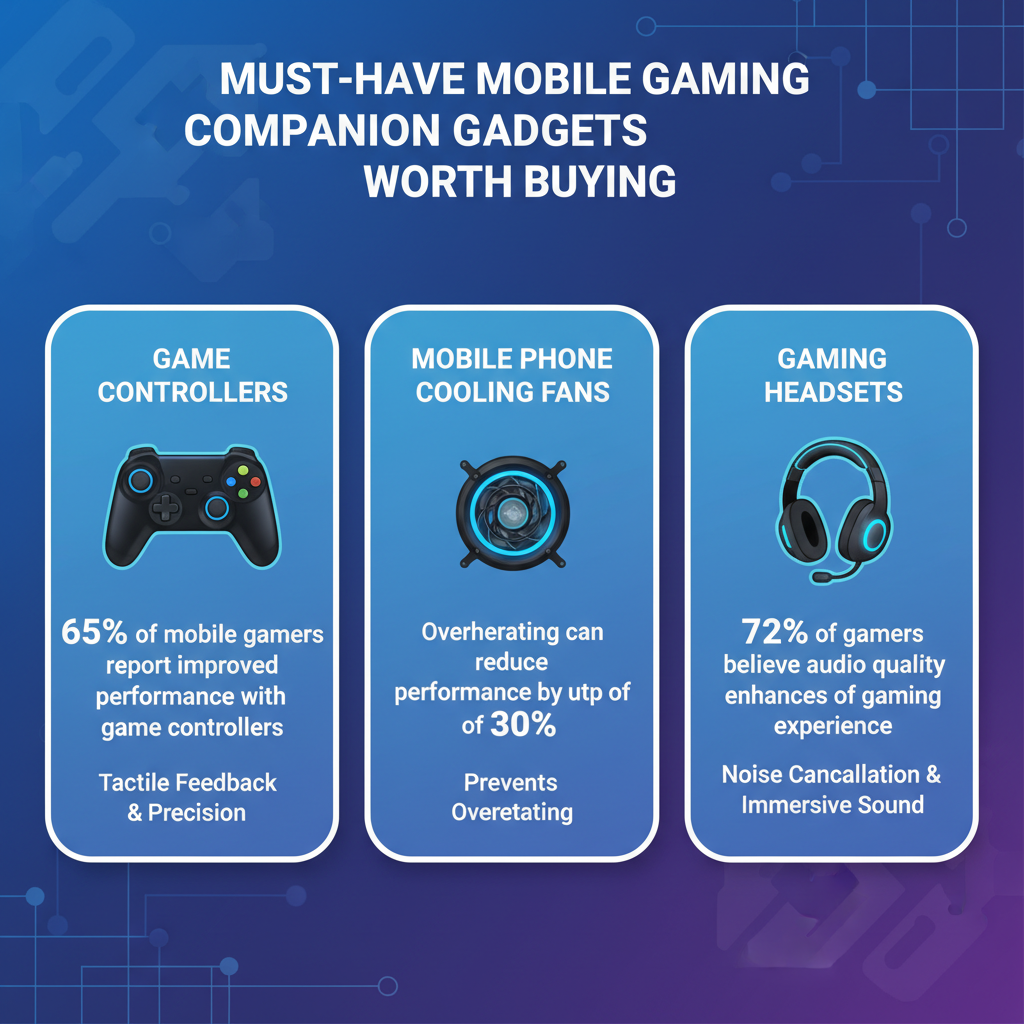 Infographic: Must-Have Mobile Gaming Companion Gadgets Worth Buying