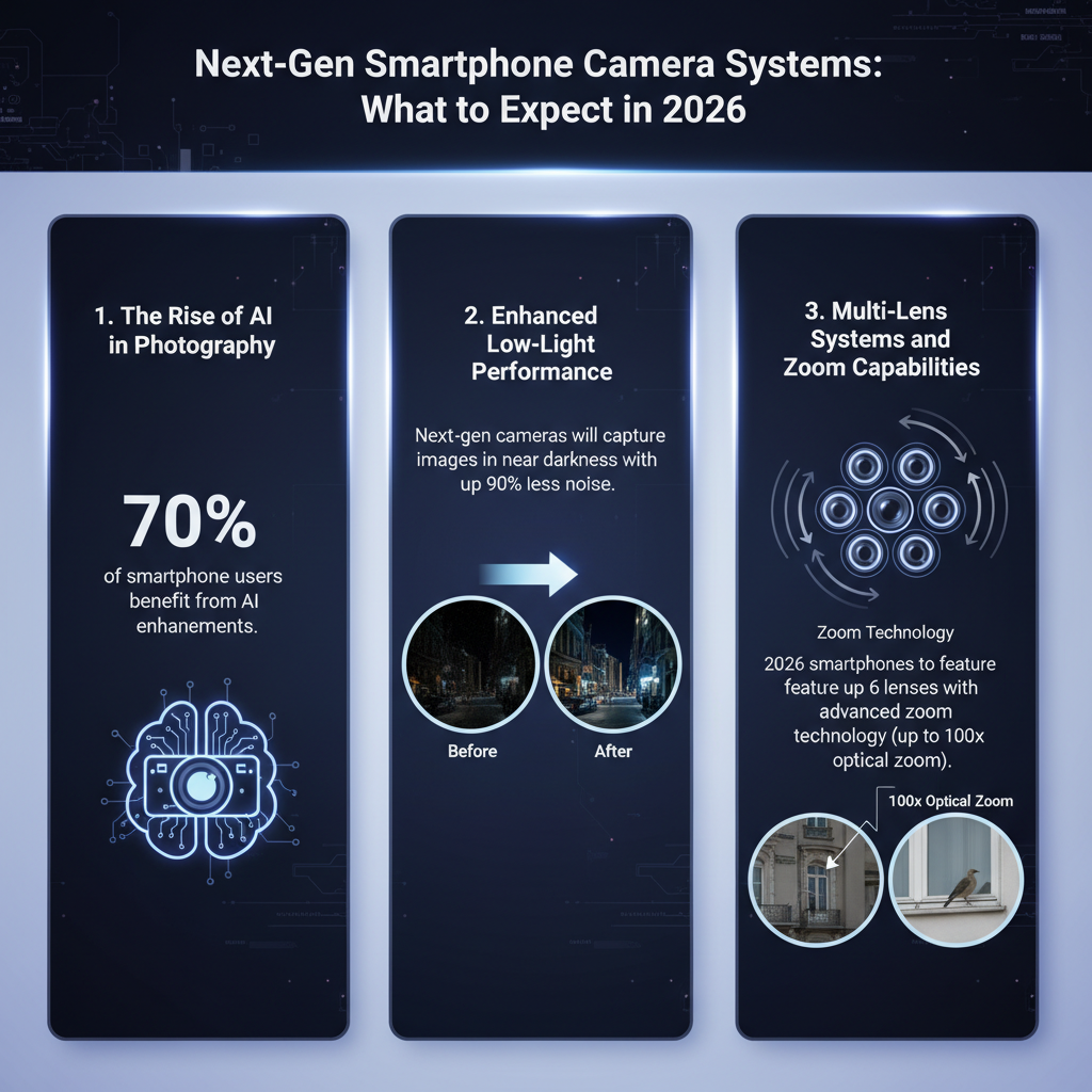 Infographic: Next-Gen Smartphone Camera Systems in 2026 Devices: What to Expect