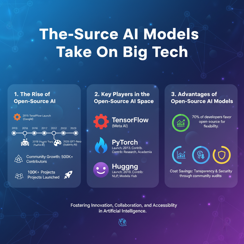Infographic: Open-Source AI Models Take On Big Tech