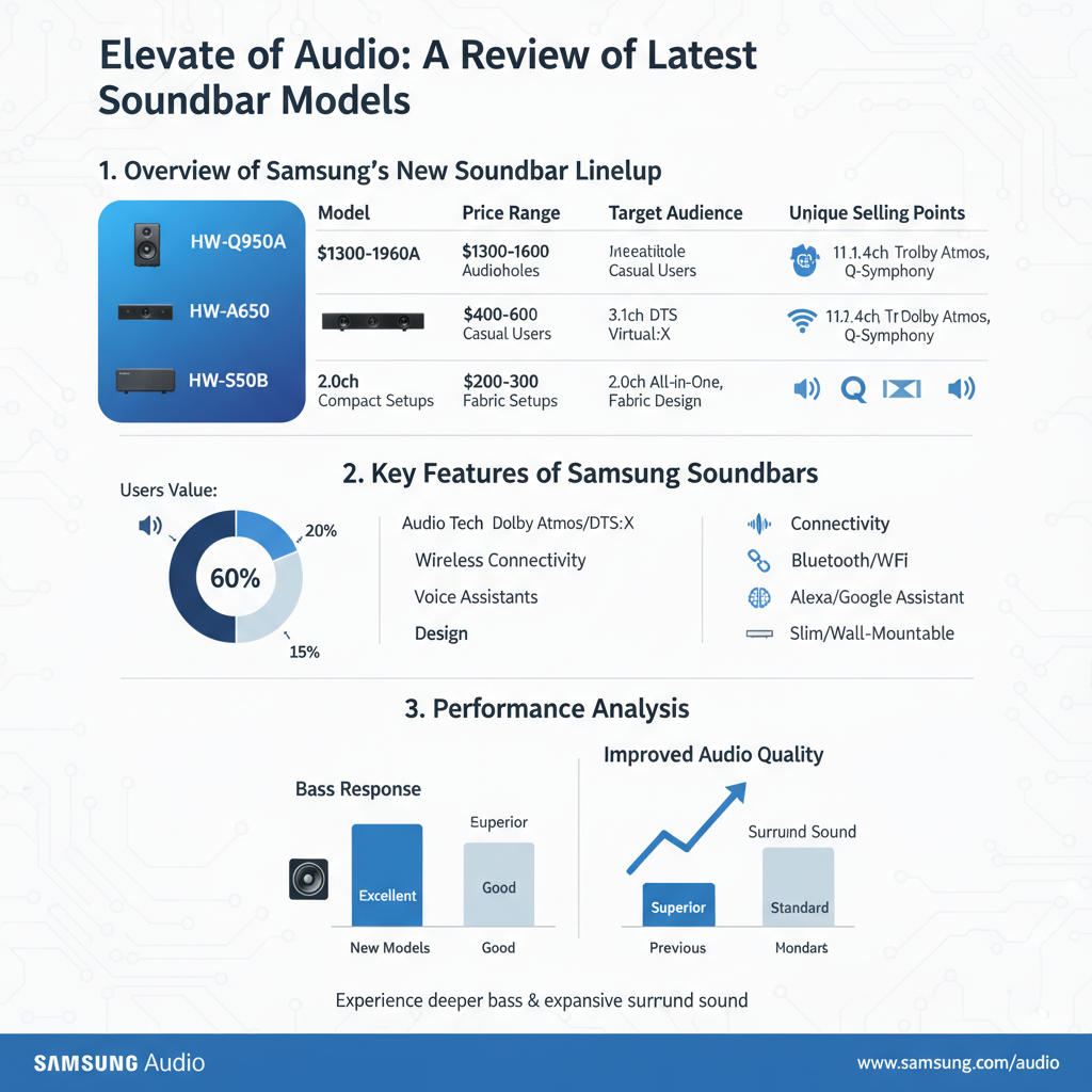Infographic: Reviewing Samsung’s Latest Soundbar Models: Key Features and Insights