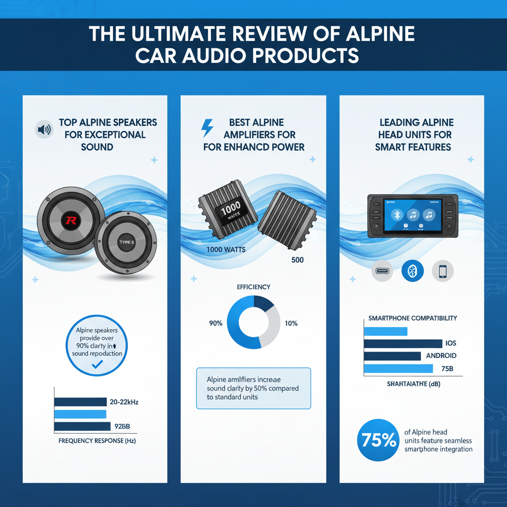 Infographic: Reviewing the Best Car Audio Products from Alpine