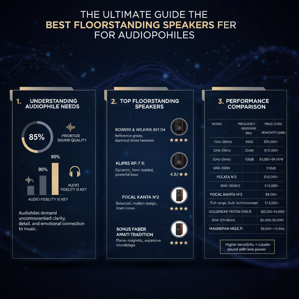 Infographic: Reviewing the Best Floorstanding Speakers for Audiophiles