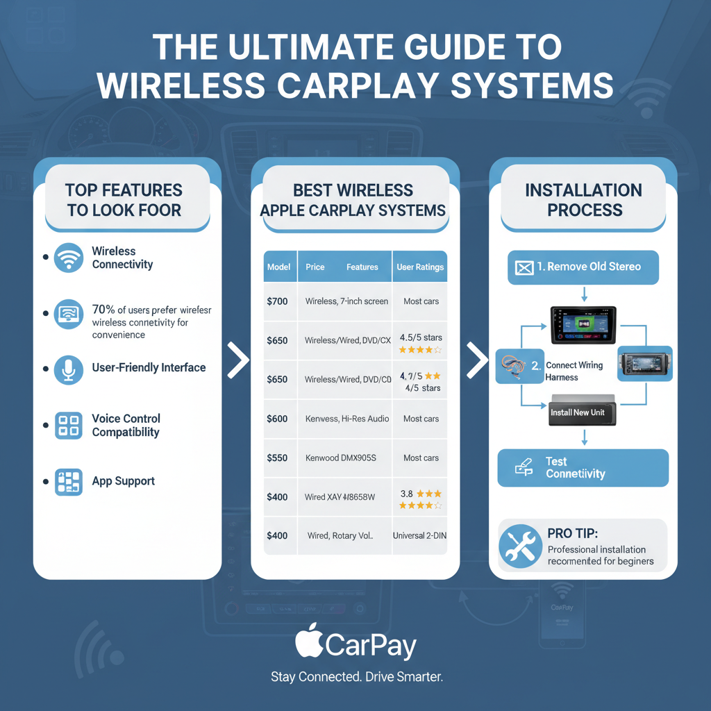 Infographic: Reviewing the Best Wireless Apple CarPlay Systems