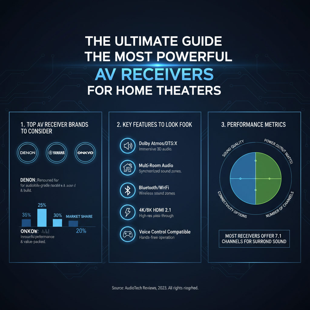 Infographic: Reviewing the Most Powerful AV Receivers for Home Theaters