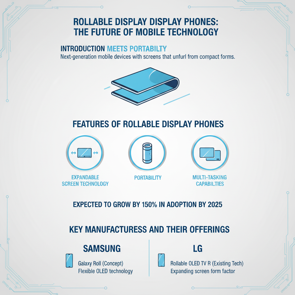 Infographic: Rollable Display Phones Launching Commercially: What to Expect