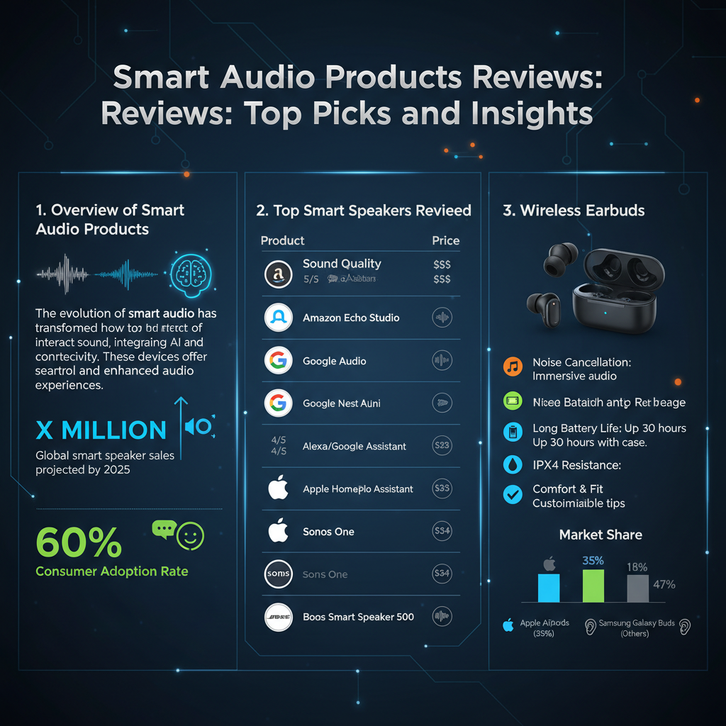Infographic: Smart Audio Products Reviews: Top Picks and Insights