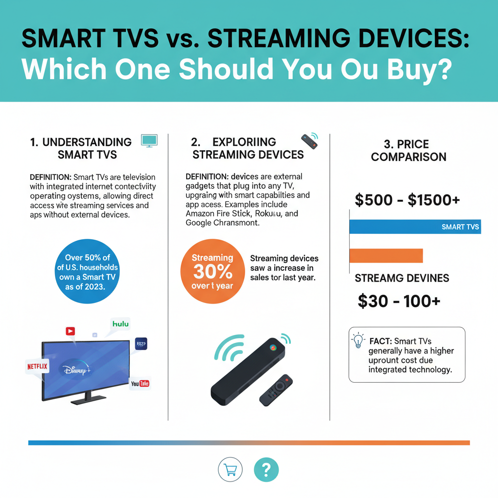 Infographic: Smart TVs vs. Streaming Devices: Which One Should You Buy?