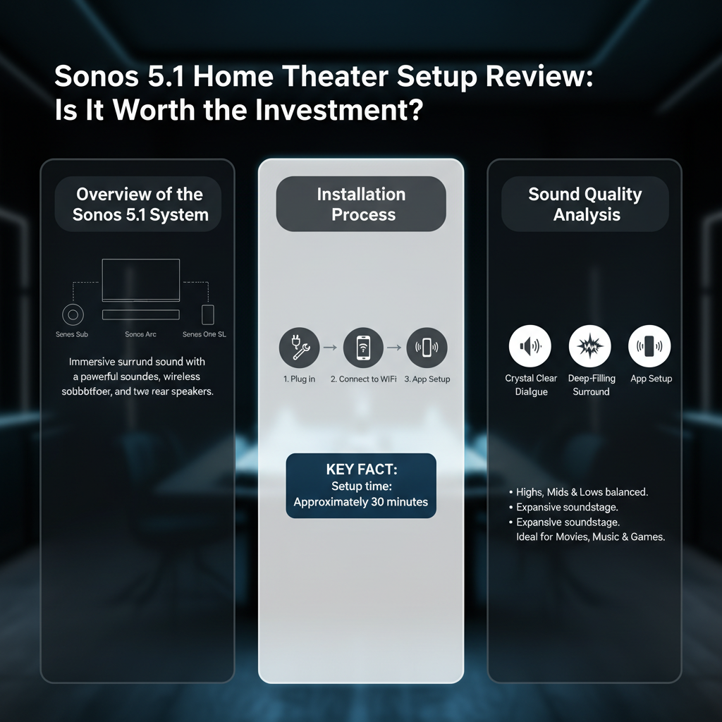 Infographic: Sonos 5.1 Home Theater Setup Review: Is It Worth the Investment?