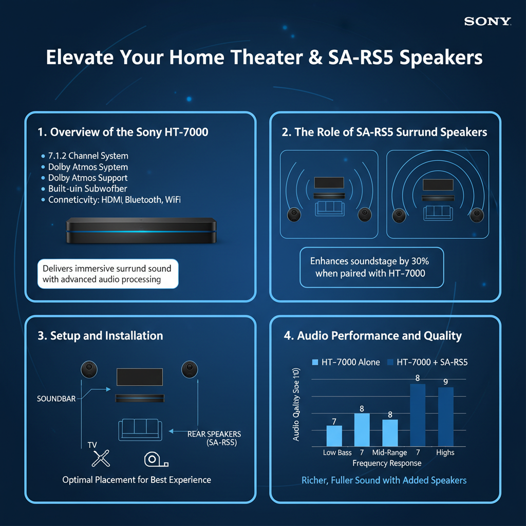 Infographic: Sony HT-A7000 with SA-RS5 Speakers: A True Home Theater Experience?