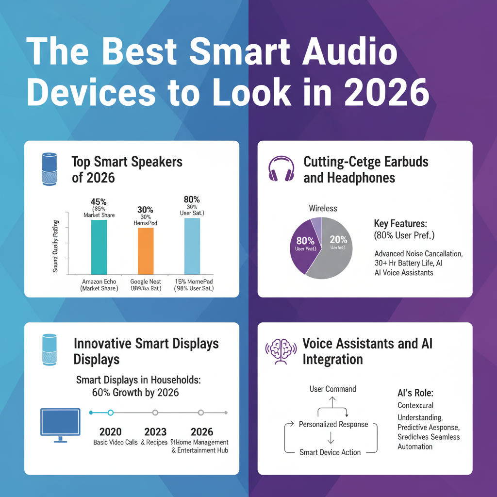 Infographic: The Best Smart Audio Devices to Look For in 2026