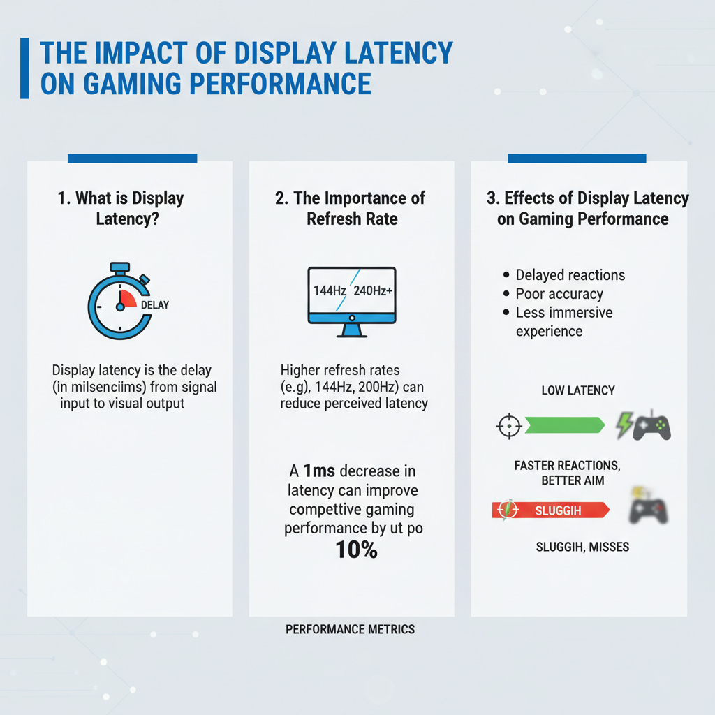 Infographic: The Effect of Display Latency on Gaming Performance