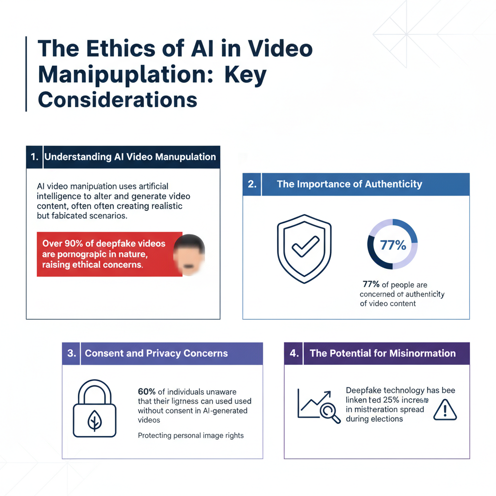 Infographic: The Ethics of AI in Video Manipulation: Key Considerations
